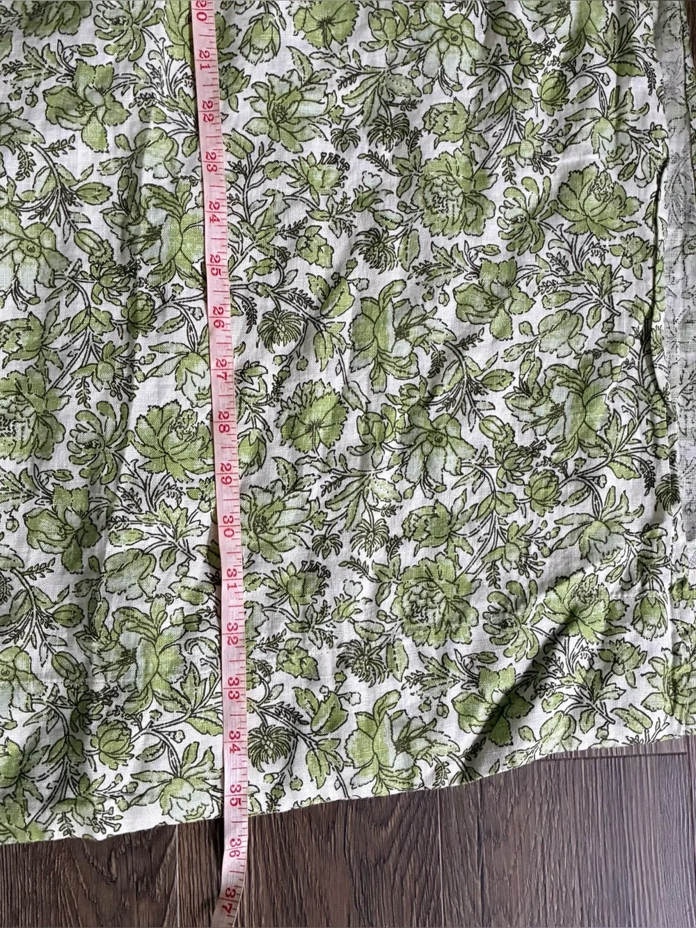 J. Crew Linen Maxi Skirt in Tossed Floral